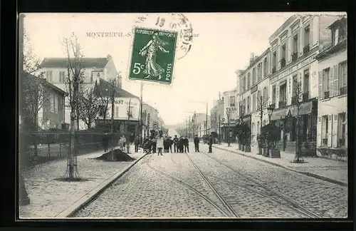 AK Montreuil-sous-Bois, L`Avenue Pasteur