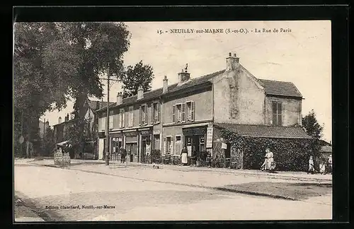 AK Neuilly-sur-Marne, La Rue de Paris