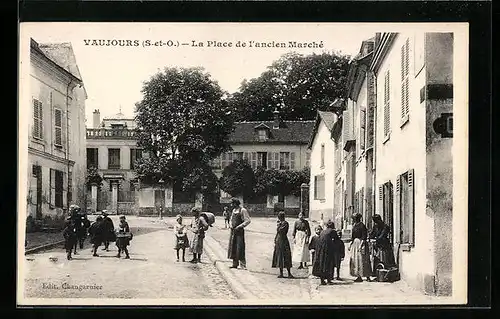 AK Vaujours, La Place de l`ancien Marché