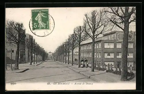 AK Le Bourget, Avenue de Drancy