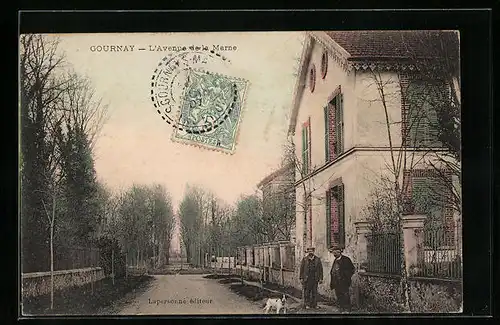 AK Gournay, L'Avenue de la Marne