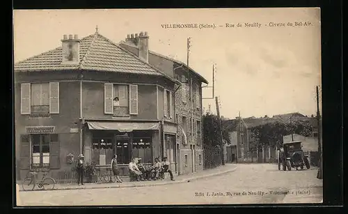AK Villemomble, Rue de Neuilly, Civette du Bel-Air