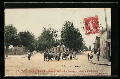 AK Stains, Boulevard d'Aubervilliers, Ecole des Garcons, Avenue Hainguerlot