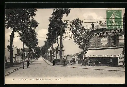 AK Epinay, La Route de Saint-Leu