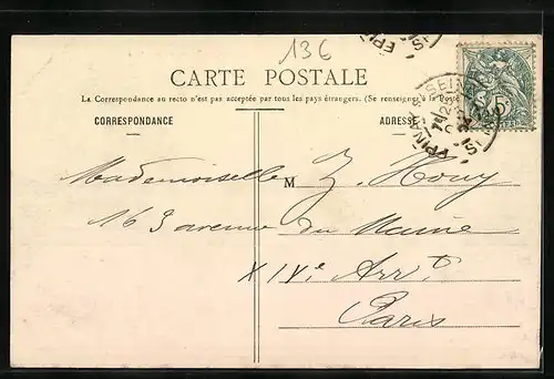 AK Epinay, La Rue de paris