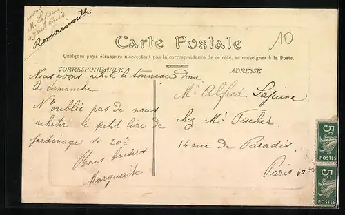 AK Romainville, Rue de Paris