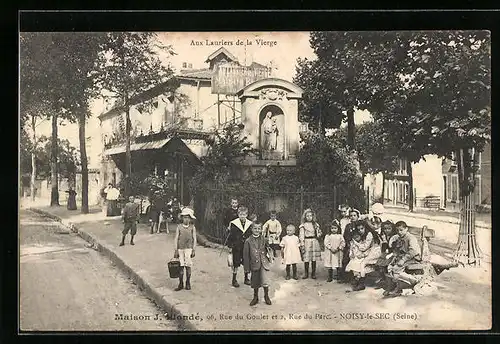 AK Noisy-le-Sec, Maison J. Blondé, 96, Rue du Goulet et 2, Rue du Parc