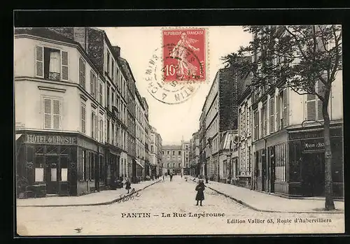 AK Pantin, La Rue Lapérouse