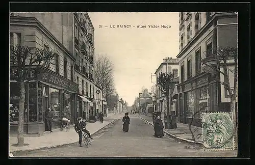 AK Le Raincy, Allée Victor Hugo