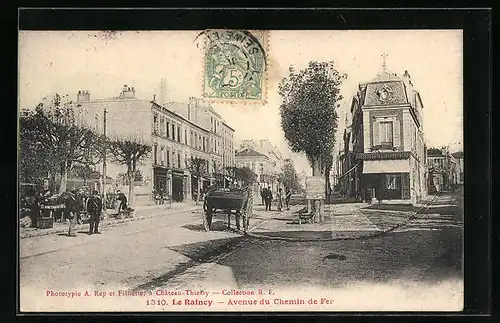 AK Le Raincy, Avenue du Chemin de Fer