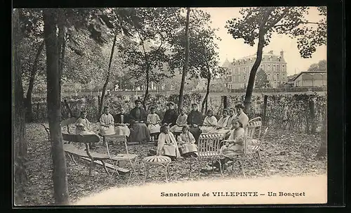 AK Villepinte, Sanatorium, Un Bosquet