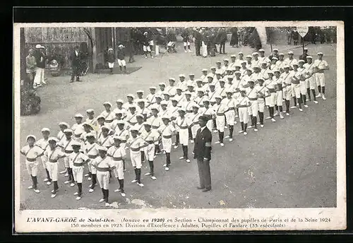 AK Saint-Denis, L`Avant Garde, m en Section, Championnat des pupilles de Paris