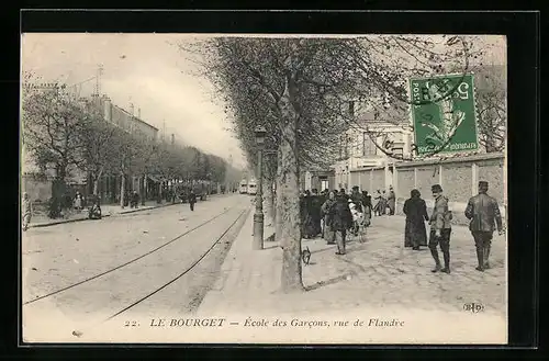 AK Le Bourget, Ecole des Garcons, rue de Flandre