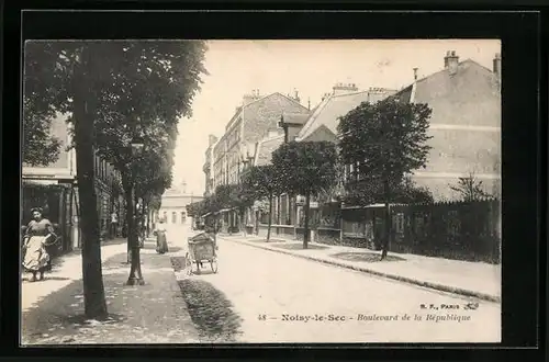 AK Noisy-le-Sec, Boulevard de la Republique