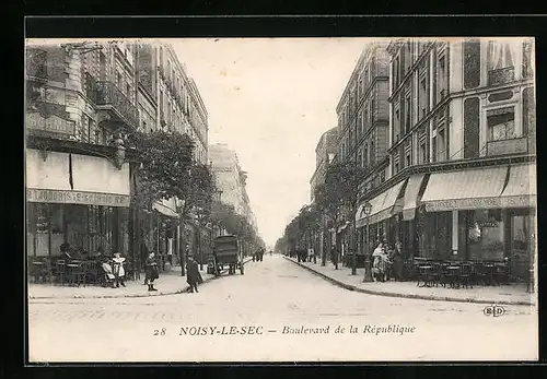 AK Noisy-le-Sec, Boulevard de la Republique