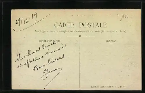 AK Noisy-le-Sec, La Place Jeanne d`Arc