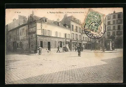 AK Noisy-le-Sec, Place Jeanne d`Arc