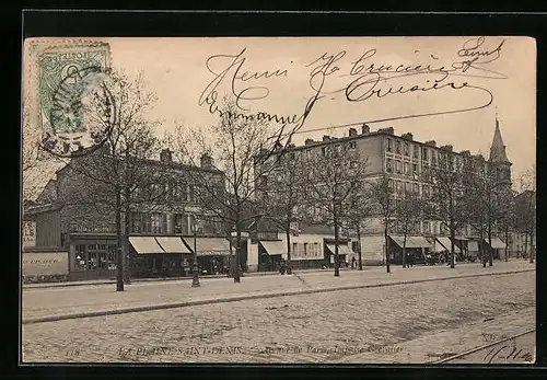 AK La Plaine Saint-Denis, Avenue de Paris, Impasse Chevalier