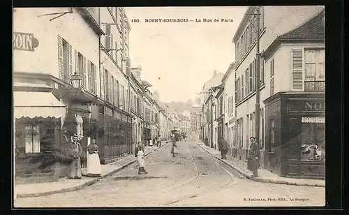 AK Rosny-sous-Bois, La Rue de Paris