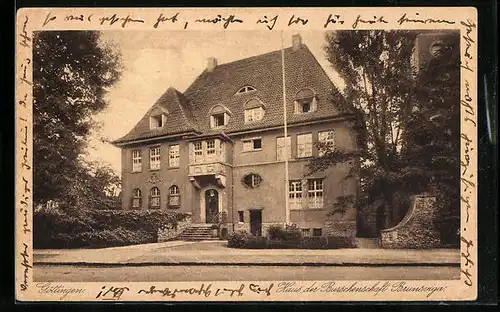 AK Göttingen, Verbindungshaus der Burschenschaft Brunsviga