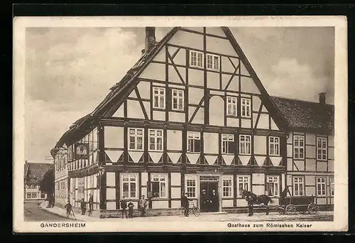 AK Gandersheim, Gasthaus zum Römischen Kaiser