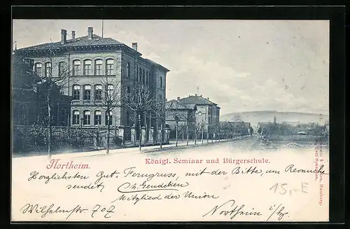 AK Northeim, Königl. Seminar und Bürgerschule