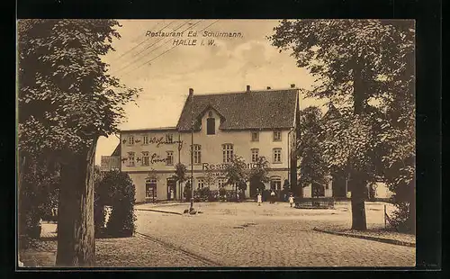 AK Halle i. W., Restaurant Ed. Schürmann