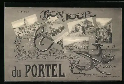 AK Portel, Grüsse aus dem Ort