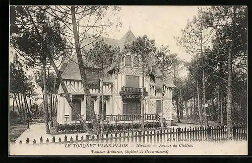 AK Le Touquet-Paris-Plage, Nirvana, Avenue du Château