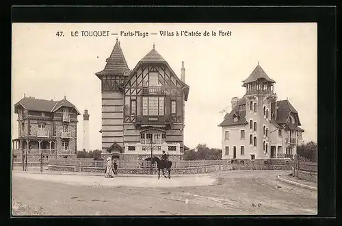 AK Le Touquet-Paris-Plage, Villas à l`Entrée de la Forêt