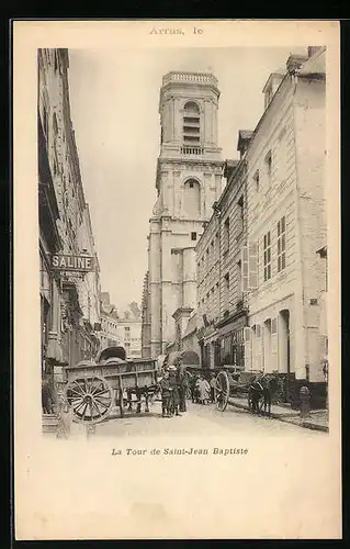 AK Arras, La Tour de Saint-Jean Baptiste