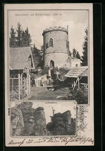 AK Schöninger, Josefsturm, Leitersteine