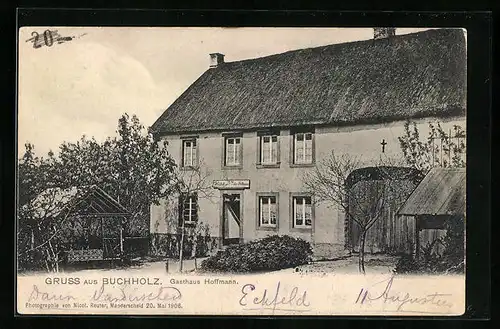 AK Buchholz / Manderscheid, Gasthaus Hoffmann