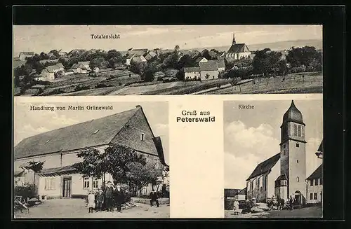 AK Peterswald, Handlung von Martin Grünewald, Kirche