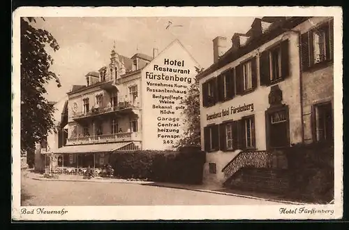 AK Bad Neuenahr, Hotel Fürstenberg