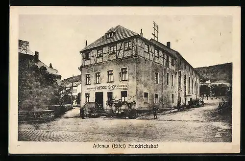 AK Adenau / Eifel, Gasthaus Friedrichshof Joh. Heintz