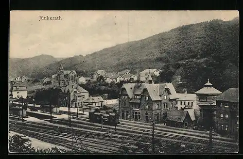AK Jünkerath, Blick zum Bahnhof