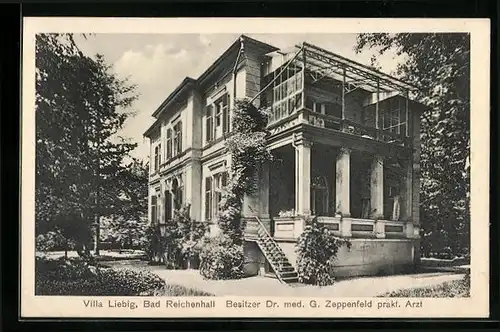 AK Bad Reichenhall, Hotel Villa Liebig