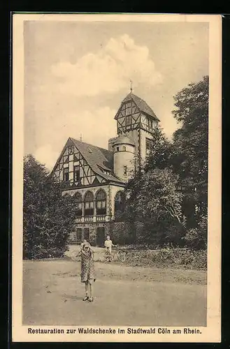 AK Köln-Lindenthal, Gasthaus Restaurant Zur Waldschenke im Stadtwald