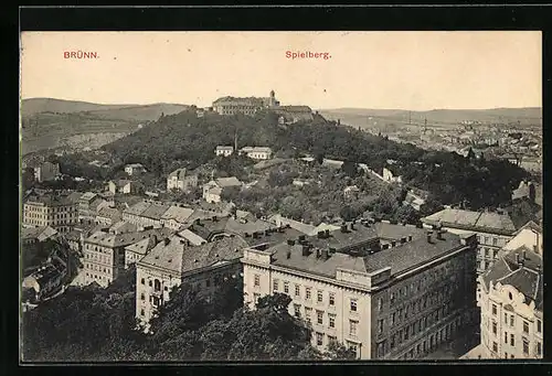AK Brünn / Brno, Blick zum Schreibwald