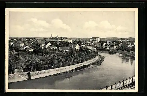 AK Breclav, Ortspartie am Fluss