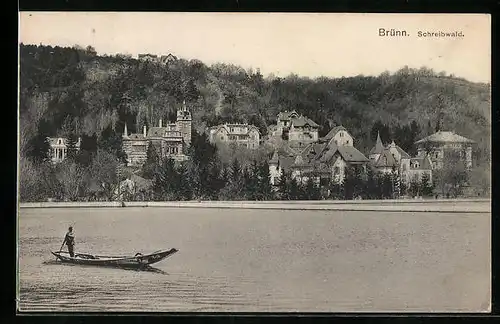 AK Brünn / Brno, Am Schreibwald