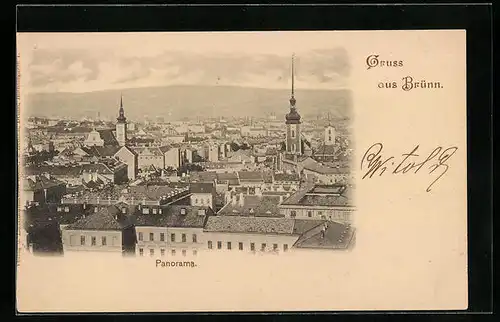 AK Brünn / Brno, Panorama