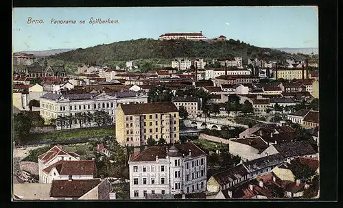 AK Brünn / Brno, Panorama se Spilberkem