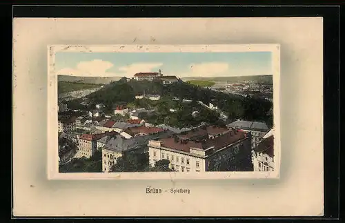 AK Brünn / Brno, Blick zum Spielberg