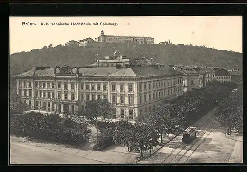 AK Brünn / Brno, Technische Hochschule mit Spielberg