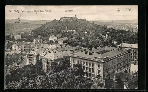 AK Brünn / Brno, Panorama z dómu