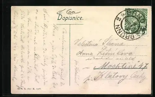 AK Brünn / Brno, Panorama z dómu