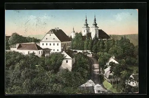 AK Wranau, Ortspartie mit Kirche