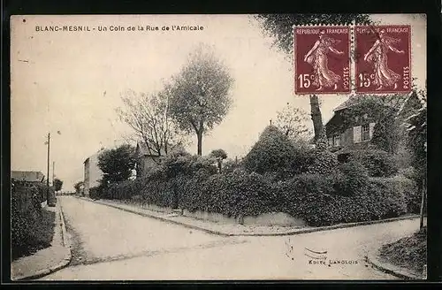 AK Blanc-Mesnil, Un Coin de la Rue de l`Amicale